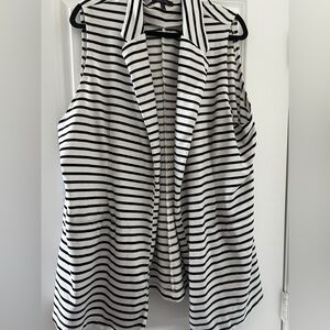 Striped Sleeveless Women's Top